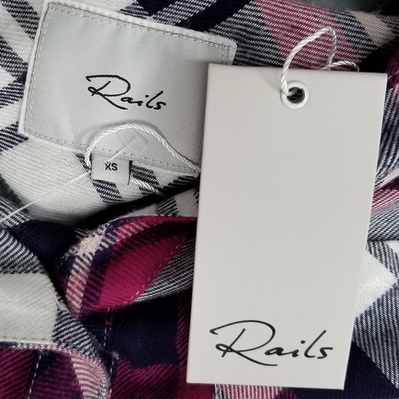 NWT Rails Hunter Plaid Button Down Flannel - Picture 3 of 6